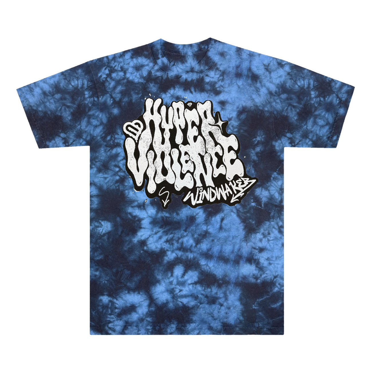 Tie Dye Tee - Columbia/Navy